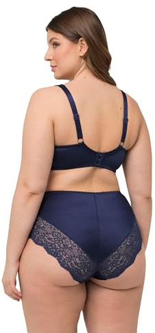 Ulla Popken, Damen, große Größen, Wire-Bra, Softcup, Satin and Lace