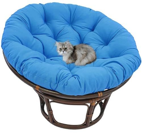 YSZBD Papasansessel Kissen Outdoor，Polster FüR Korbsessel Rund，Korbsessel Kissen Rund，Sitzkissen Rund Outdoor GartenmöBel，Sitzkissen HäNgesessel Outdoor Wasserdicht(#10,120x120cm)