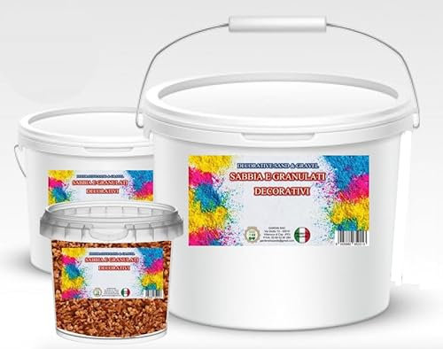 Sassi Decorativi per Vasi 0,8-1,2 cm Ciottoli per Giardino Assortiti – Granulato di Marmo per Piante, Paesaggistica, Casa e Giardini - Pietre Acquario (ROSSO VERONA, 1 Kg)