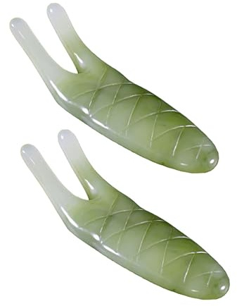 Masajeador Belleza para Resina de Nariz 2 Piezas Facial | Mango Cómodo, Uso en Masaje, Mejora del Aspecto del Rostro, Pensado para Mujeres, Formato Práctico Color Aleatorio