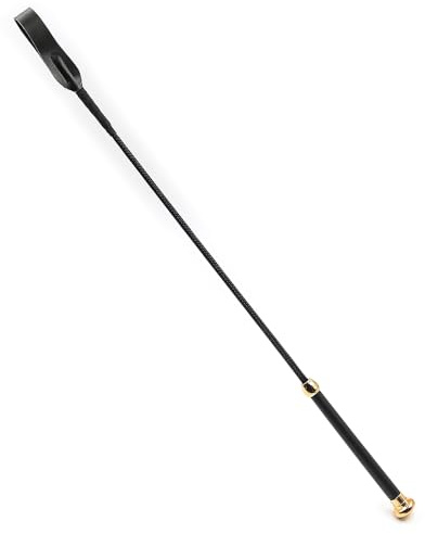 Jomyu BDSM Peitsche Pferdepeitsche Flogger Peitsche für Sklaven 61cm Englische Peitsche Mit Echtem Leder Peitschen Set für Sex Adults Sex Spanking Flogger Exotic Whip Bondage Sklave Sex Spielzeug