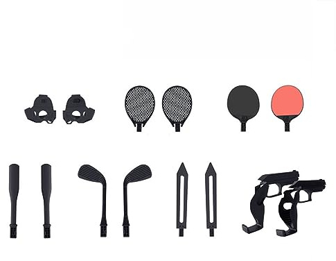 Juego 14 en 1 para mando PSVR2, accesorios de juego, raquetas de tenis, mango de club, detección de movimiento