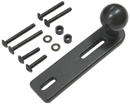 Aluminium-Basis, Gummi, Motorradhalterung, schwarz, Gabelschaft Basis mit Kopf für Halterungsadapter