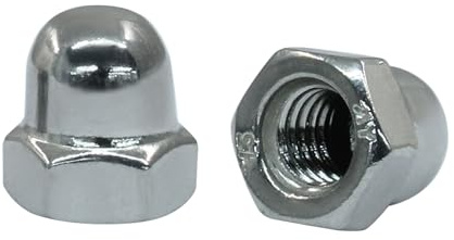 Kemcatui M6 Acorn Cap Nuts, Stainless Steel, 30Pcs