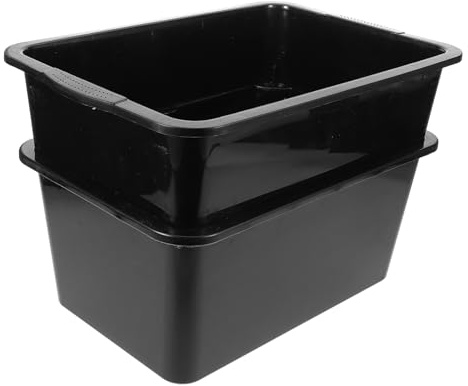 Yardwe Potato Planter Pot and Vegetable Plant Container Black Plastic Double-layer Gardening Pot for Outdoor Planting of Potatoes Ginger and Flowers