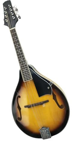 Instrumento Musical Mandala Guitarra Negra De Ocho Cuerdas Instrumento De Mandolina Profesional(Yellow)