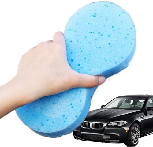 Duvcoywae Spugne Lavaggio Auto Non Abrasive - Spugna Grande Detersione Auto,Morbida E Senza Per Esterni Interni Camion RV E Casa