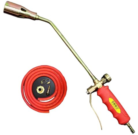 Torcia per erbacce, bruciatore a propano portatile Biswitch con tubo da 6, 6 piedi e impugnatura antiscivolo per giardino, legno, ghiaccio, neve, strada