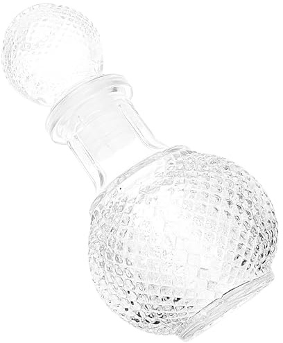 Artibetter Decanter Design Semplice e Aspetto Artistico per Liquori da 250ml in Vetro Trasparente per Bar e Famiglie