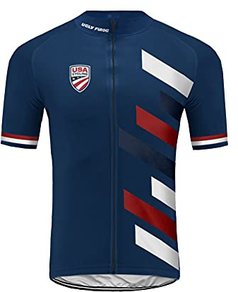 UGLY FROG Cycling Team Kurzarm+Overalls,Reitkleidung Anzug,Feuchtigkeit,Schweiß,Reitkleidung