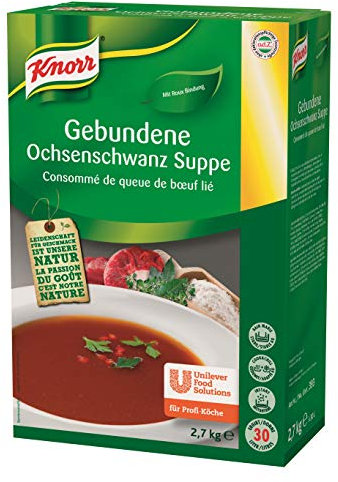 Knorr gebundene Ochsenschwanzsuppe Trockenmischung (mit Rosmarinnote) 1er Pack (1 x 2,7 kg)