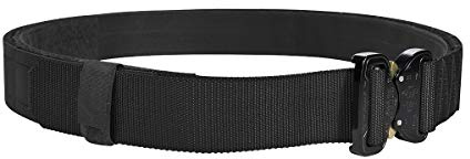 Tasmanian Tiger TT Modular Belt Set Schwarz Flacher 43mm Cobra Koppel Ausrüstungs- und Dienst-Gürtel mit Laser Cut Molle
