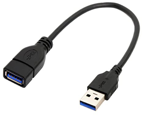 chenyang USB 3.0 Kabel USB 3.0 Typ A Stecker auf Buchse Verlängerung Datenkabel 20cm 5Gbps
