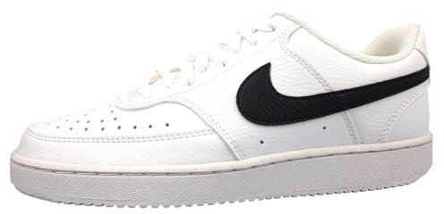 Nike Court Vision Low Next Nature, Zapatillas Mujer, White/Black, 36.5 EU