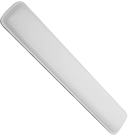 MAGICLULU Ergonomische Tastatur Handgelenkauflage 104-108 Tasten Weiß Langlebiges Memory Schaum Handgelenkpolster Für Computer Büro Und Home Office