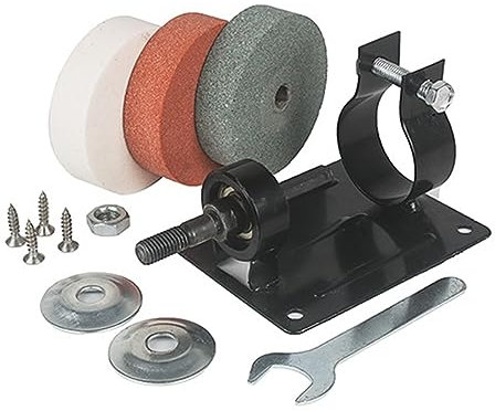 USKI Keramik Messer Schleifen Schleif Rad Messer Schleifer Jade Mini Elektrische DIY Polieren Maschine Halterung Schutz Abdeckung Rad Stehen(Group 6)