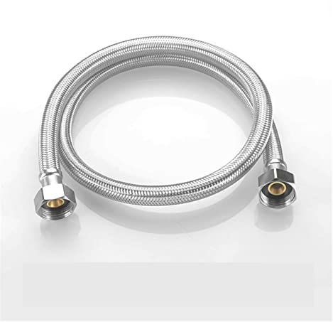Duschschläuche, Ersatzschlauch, Geflochtener Schlauch aus Edelstahl, Einlassrohr DN20, G3/4-Gewinde, explosionsgeschützter Metallanschluss, flexibles Rohr, Badezimmerheizung (Farbe: 3l4 F bis M, Größe