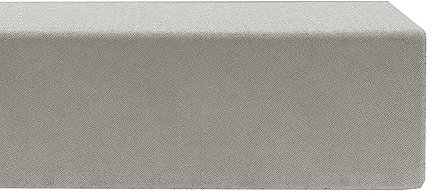 Kopfteilkissen mit abnehmbarem Bezug für Doppelbetten, 120 cm x 10 cm x 5 cm, Beige