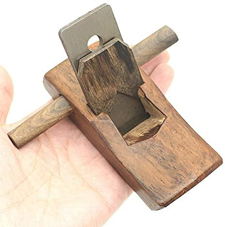 Cepillo de carpintero,Cepillo plano manual Cepillos manuales de 100 mm, mini cepillos de madera de ébano, cepillos de hoja de metal, cepillos manuales for madera, cinceles for bordes, herramientas de