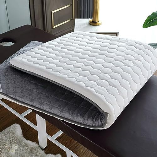 Kosmetikliege, Wimpernliege, Massagetisch-Matratzenauflage mit Atemloch, Schaumstoffmatratze, Spa-Liege, Wimpernliege, Kissen, nur 4 cm, S, 70 x 190 cm