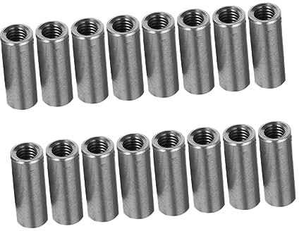 SOLUSTRE Dado Di Saldatura in Acciaio Inossidabile 304 Connettore Cilindrico Filettatura Grossa Per Uso Esterno/ 20 Pezzi