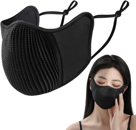 Halbmaske | Sonnenschutz Gesichtsschutz | Winddichter Und Beschlagfreier Atmungsaktiver Gesichtsschutz Aus -Seide Für Damen Und Herren Bei Outdoor-Aktivitäten Wie Wandern Ren Laufen Und Radfahren