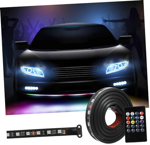 Alipis Tira De Luces Led para Coche Kit Consumo Luces Led Exteriores Múltiples Colores Iluminación Flexible