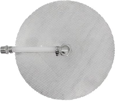 Kit fondo falso for tino di ammostamento in acciaio inossidabile da 1 pezzo - Cupola con tubo flessibile in silicone e raccordo for la produzione casalinga di birra artigianale all grain(9in)