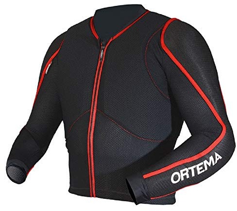 ORTHO-MAX jacka – protektorjacka för optimalt rundumskydd med ryggskydd. Large svart