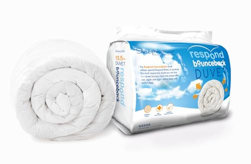 All Seasons Duo 13.5 Tog Luxury Hotel Quality Respond Bounce Back Single Bed Size Microfibre Duvet Quilt, Embossed Soft Touch Ideal For Summer & Winter (4.5 + 9 Tog) By Littens