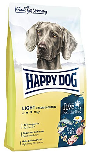 Happy Dog 60771 - Supreme fit & vital Light Calorie Control - Hunde-Trockenfutter mit geringem Fettgehalt - 12 kg Inhalt