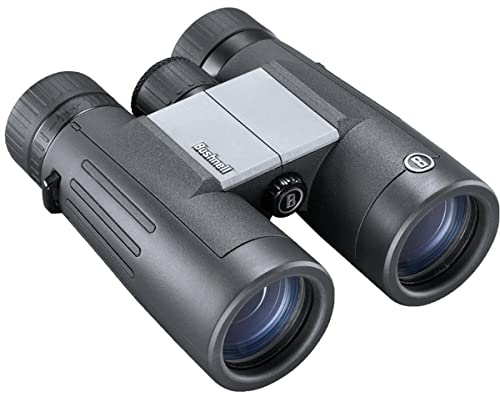 Bushnell - Powerview 2 - Prismáticos - 8x42 - Prisma de Techo - Chasis metálico de aluminio - Multicoated - Armadura de goma - Observación de aves - Viajar - Sports - En el exterior - PWV842