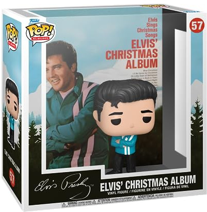 Funko Pop! Albums: Elvis Presley - Elvis Presley Xmas Album - Vinyl-Sammelfigur - Geschenkidee - Offizielle Handelswaren - Spielzeug Für Kinder und Erwachsene - Modellfigur Für Sammler und Display
