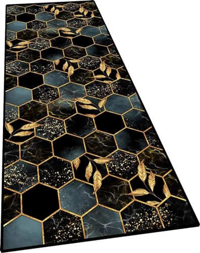 Ufamiluk Outdoor Teppich 90x120cm Outdoor Teppich terasse waschbar rutschfest wetterfest wasserfest groß Teppich Balkon für Balkon küche Wohnzimmer draußen Flur Beige Grau Schwarz ColorF