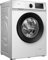Freestanding 9kg Washing Machine, White, Steam, Quick Wash, 1400 rpm, Inverter Motor