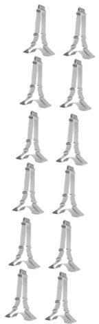 ABOOFAN 12 Stk stainless steel inoxlm plätzchendose groß schokoladenformen plätzchendosen kekse dose Keksformen Formen in Form eines Eiffelturms Fruchtschneider Karikatur Schimmel sterben