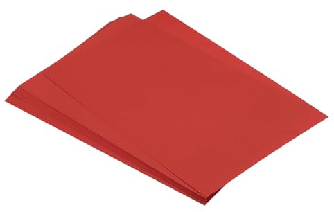 QUARKZMAN 75 Blatt A4 farbiges Druckerpapier, Origami-Papier, Bastelpapier, 80 g/m², zum Drucken, Kopieren von Dokumenten, Kunsthandwerk, Rot