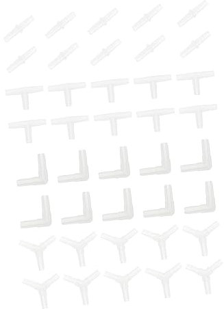BUGUUYO 40stücke Teiliges Aquarium Luftschlauch Adapter Wege Verteiler Für Luftpumpe Hochwertiger Einfache Installation Für Aquarien Und Fisch-Tanks