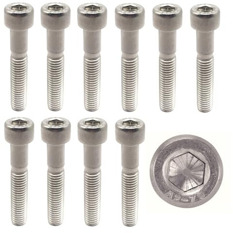 Viti INOX M6x120 mm a testa cilindrica BTR Ø 6x120 mm | Viti M6 x 120mm CHC a 6 scanalature (chiave a brugola) | Acciaio Inox A2-70 (V2A/304) | ISO 4762 / DIN 912 : CONFEZIONE DA 5 Pz - ProRaje