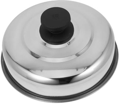 Cabilock Cloche Acier Inoxydable pour Aliments Couvercle De Service Épais avec Poignée Anti-brûlure Étanche pour BBQ Et Cuisine pour Steak Et Plats Chauds