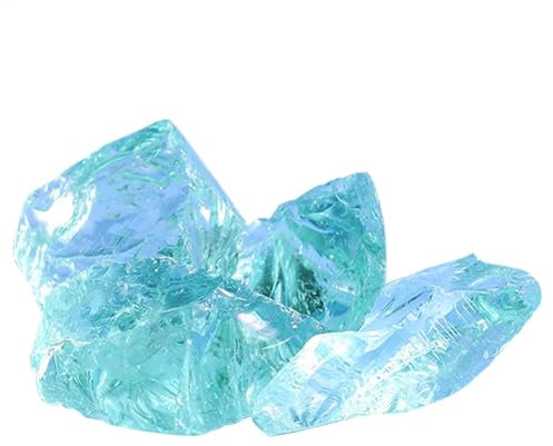 Teksome Small Fish Tank Decorations - Garden Flower Pot Crystal Stones Decoration - Fish Tank Stone Ornament Polished Stones Decor for Fish Tank Home Desk Car Dashboard