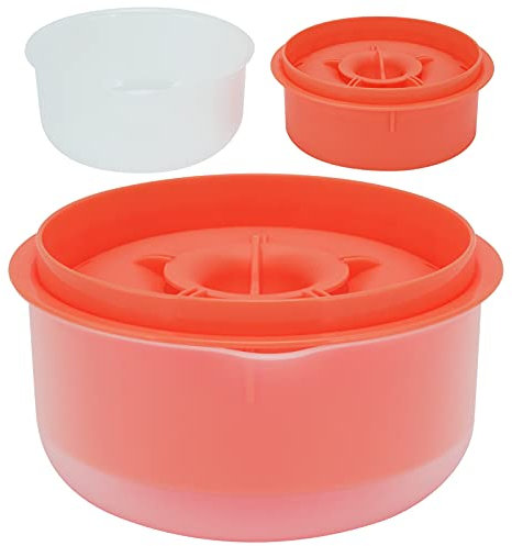 Eiertrenner, Effizienter Eiweißfilter, Küchenwerkzeug für Haushaltsbedarf, PP-Material (dunkles tiefes Orange)