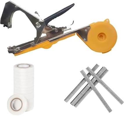 Bindegeräte Gartenpflanzen Bindmaschine gehacktem Gemüse Tapetool Tbener Anlagen Ast Händebindung Bindmaschinen Bänder Drahtbindegerät(Tying Machine Set 1)