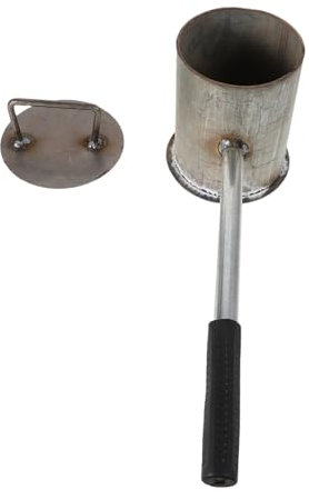 DECHOUS Carbon Extinguisher Steel Bbq Fire Pot for Outdoor Camping Extinguishing Pot Bbq Fire Tool Lid