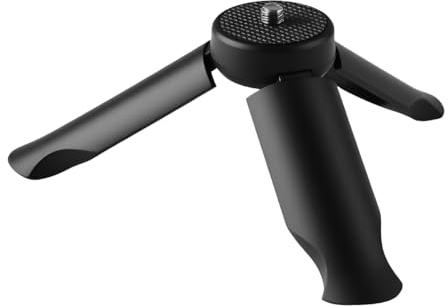 Lotsdonxia Stable Mini Tripod Stand, Portable Desktop Tabletop Mount, Compact Vlogging Accessory for Selfie Sticks & Cameras (Black)