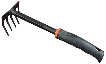 TOYANDONA Râteau De Jardin à Main Outil De Jardinage Mini-râteau pour Petit Espace à Gazon Cultivateur