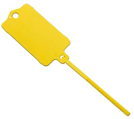 Mooybay 100 etichette in plastica riutilizzabili, etichette impermeabili per scarpe e abbigliamento, segni colorati per cerniere,100 pezzi