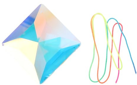 Fauitay Crystal Prism Suncatcher Window Maker Sun Catcher Prism with Silky Cord for Home Garden Decor (Colorful)