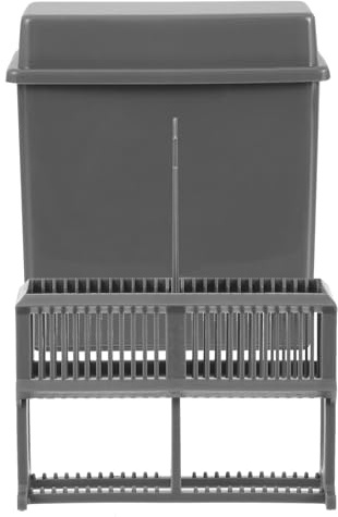 EXHUMKY Mikroskop-Objektträger Färbegestell Mit Färbegefäß Kunststoff 12X11X5Cm Für Labor Forschung Und Bildung Aufbewahrung Rack Für Objektträger