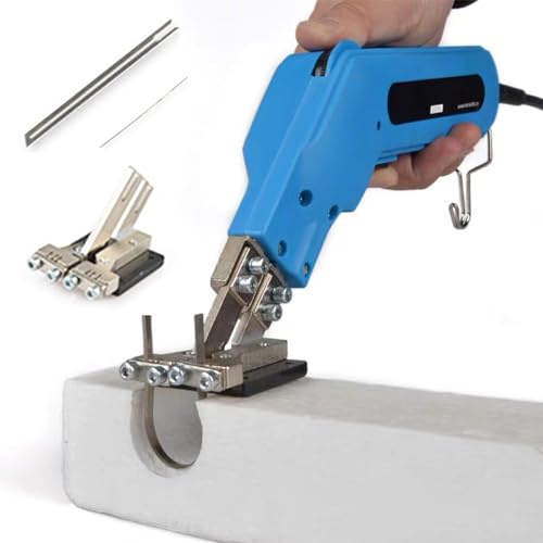 Coupe-mousse électrique à couteau chaud, 16 réglages de température avec planche à fente, outil de coupe 110 W pour couper la mousse, l'éponge, le tissu, la corde en nylon Big Slotting Board